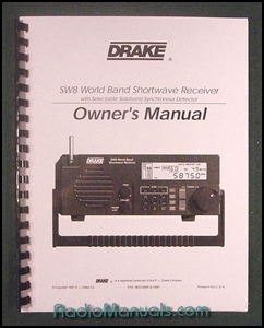 Drake SW-8 Instruction Manual Drake SW-8 Instruction Manual